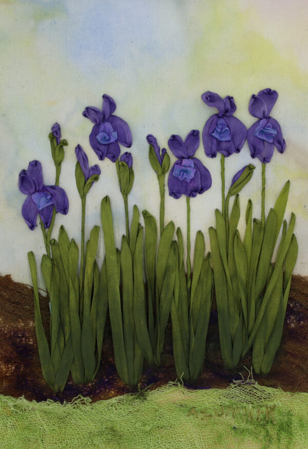 Irises in Purple