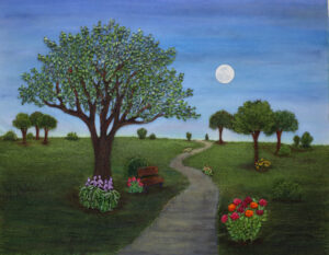 Stroll with the Day Moon